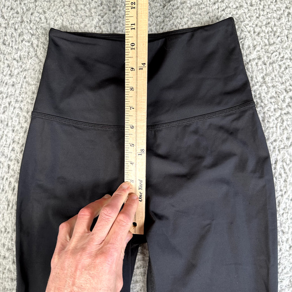 Beyond Yoga Leggings Women's Small Black Mesh To Impress High Waist Made‎ In USA - Picture 6 of 11
